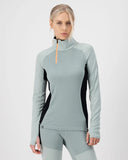 Olympus Merino 1/2 Zip Glacier/Dew