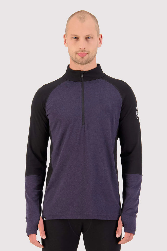 Olympus Merino 1/2 Zip Black/Iron