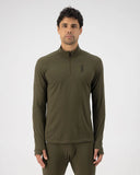 Cascade Merino Flex 200 1/4 Zip Dark Olive