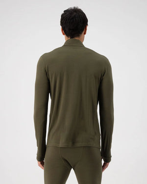 Cascade Merino Flex 200 1/4 Zip Dark Olive