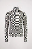 Cascade Merino Flex 200 1/4 Zip Checkers