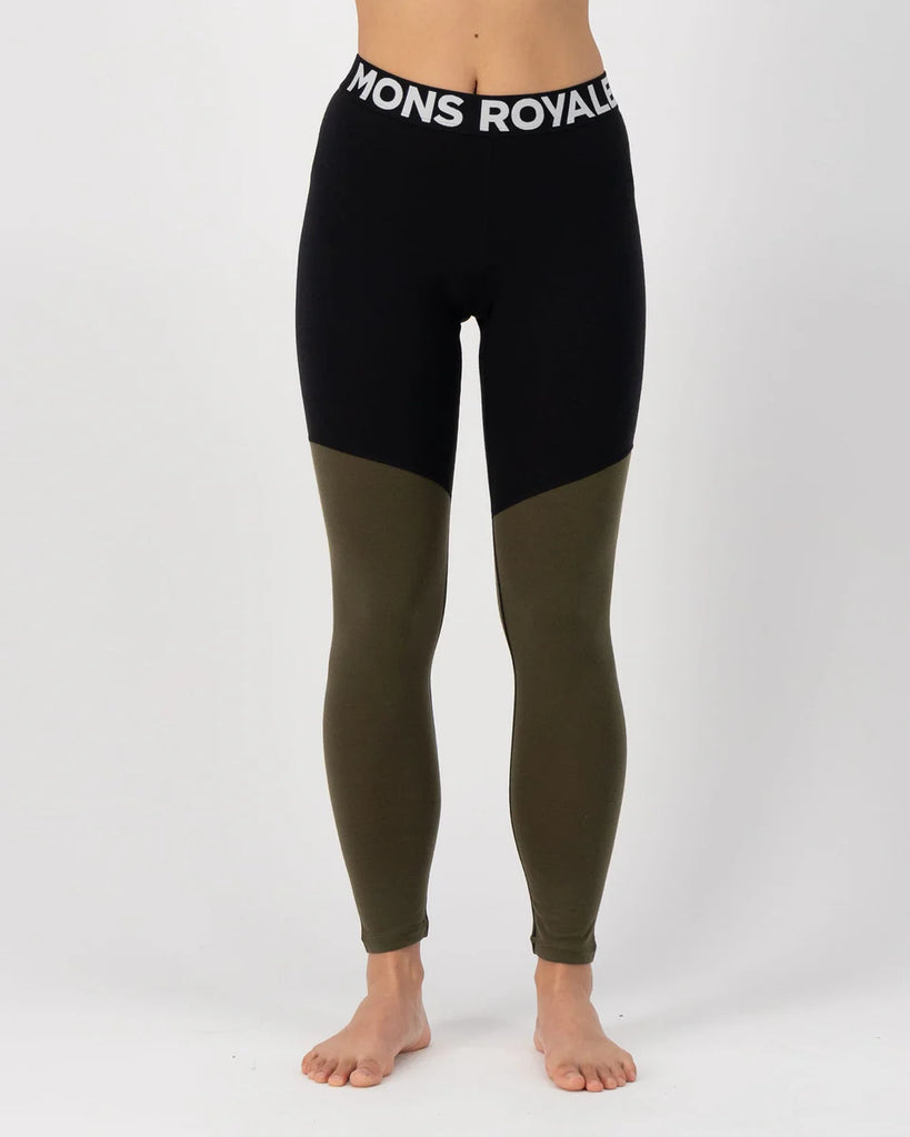 Cascade Merino Flex 200 Legging Dark Olive