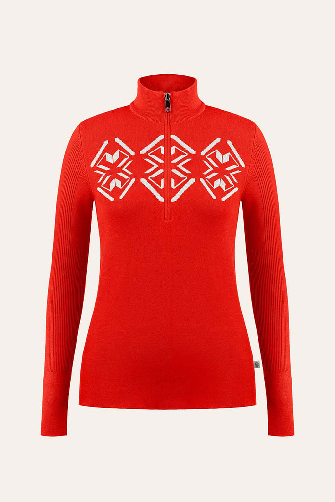 Knit Sweater Scarlet Red