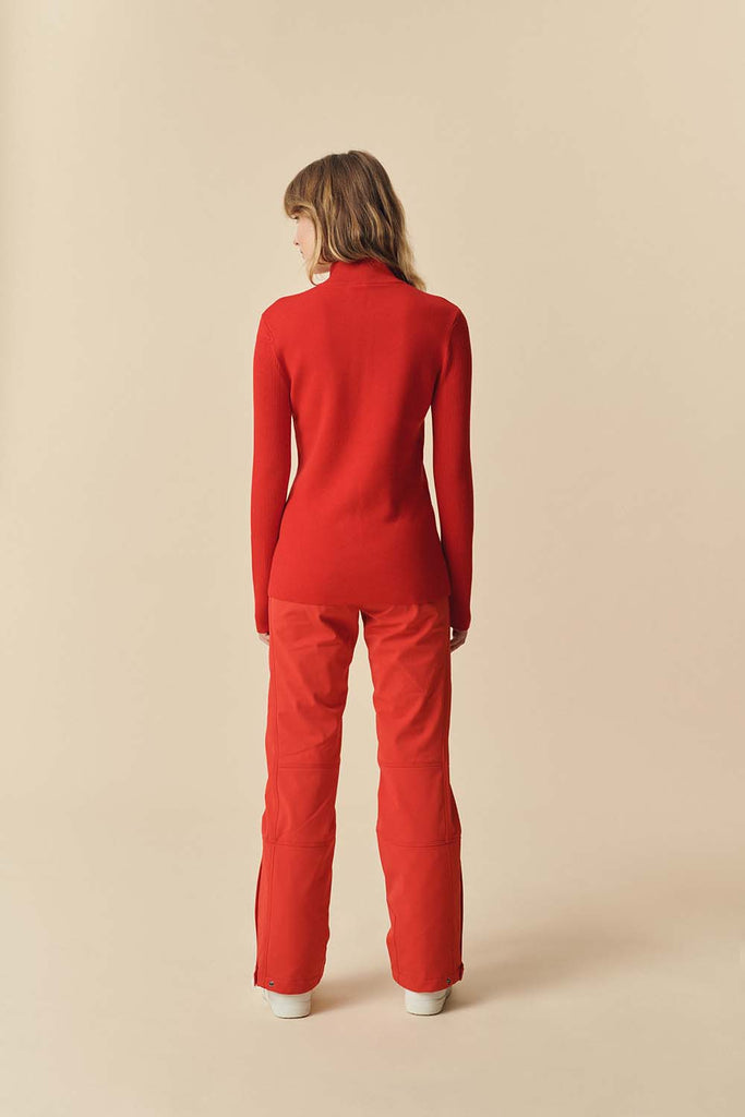 Knit Sweater Scarlet Red