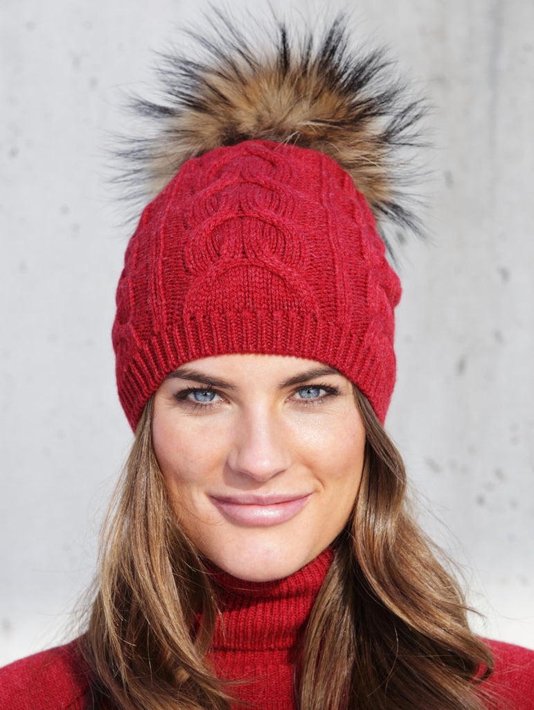 Carla-FL-Pelz Wool Hat