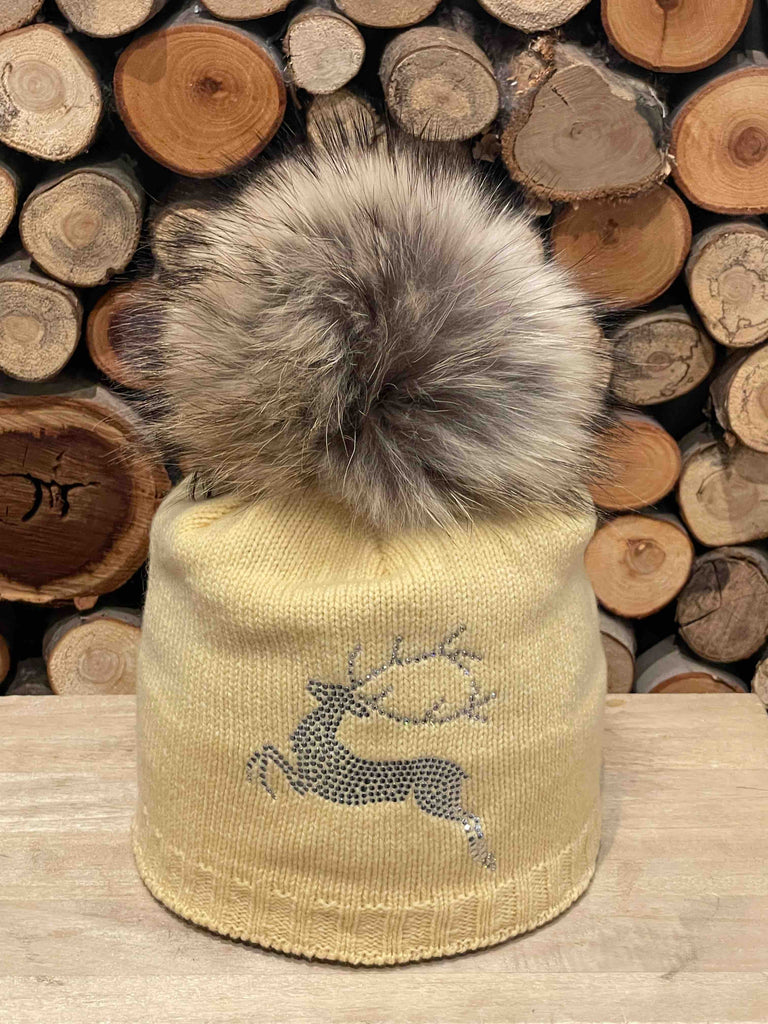 Bella-FL-Pelz Wool Hat
