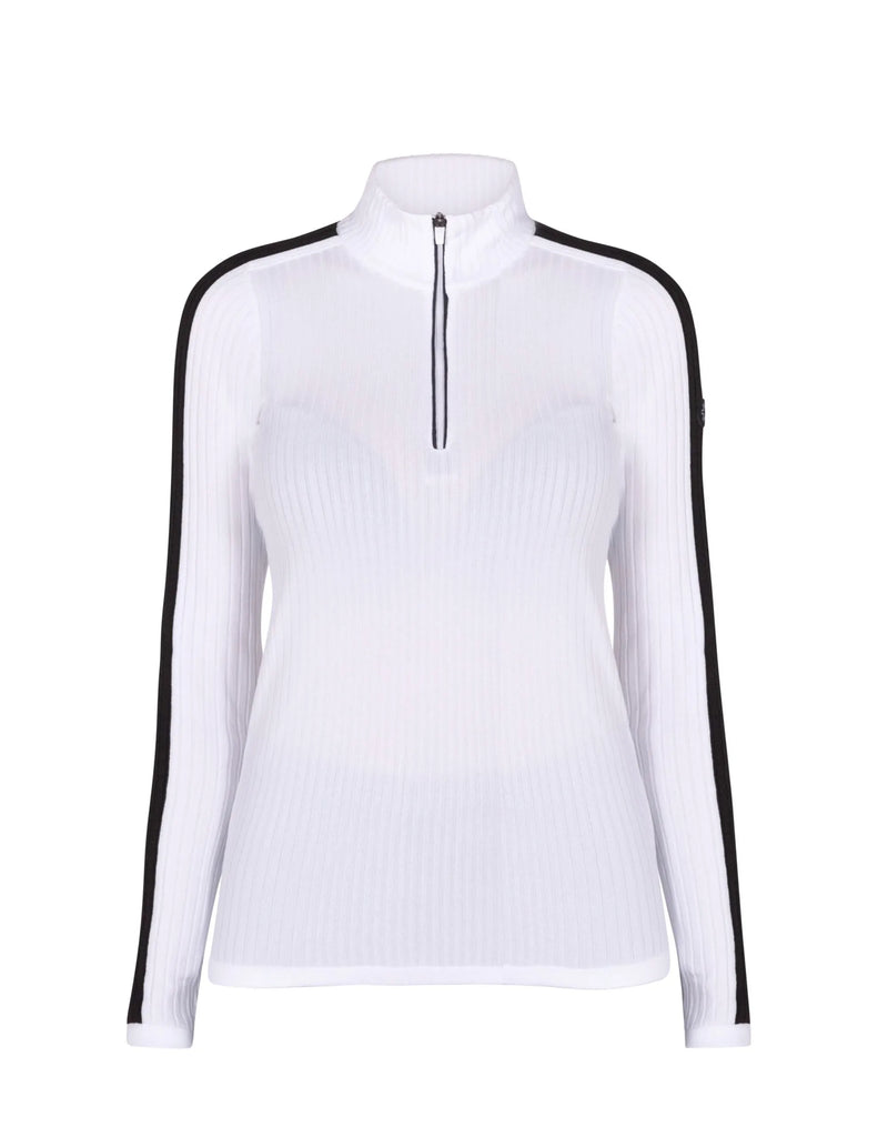 Lady Sleeve Stripe T-Neck