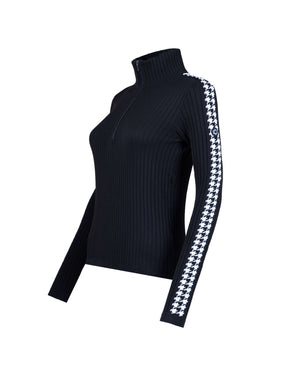 Lady Houndstooth T-Neck