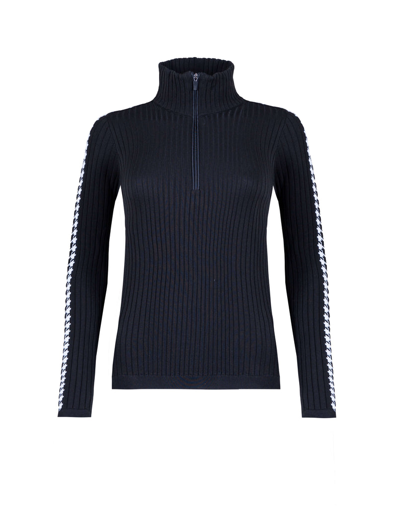 Lady Houndstooth T-Neck