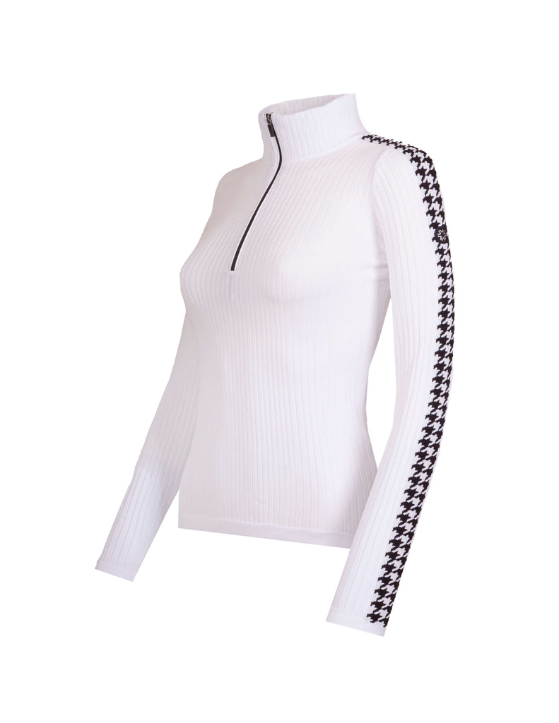 Lady Houndstooth T-Neck