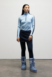 Lady Sleeve Stripe T-Neck