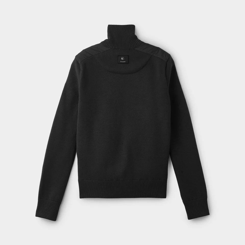 Womens Sweater Knit Puffer
