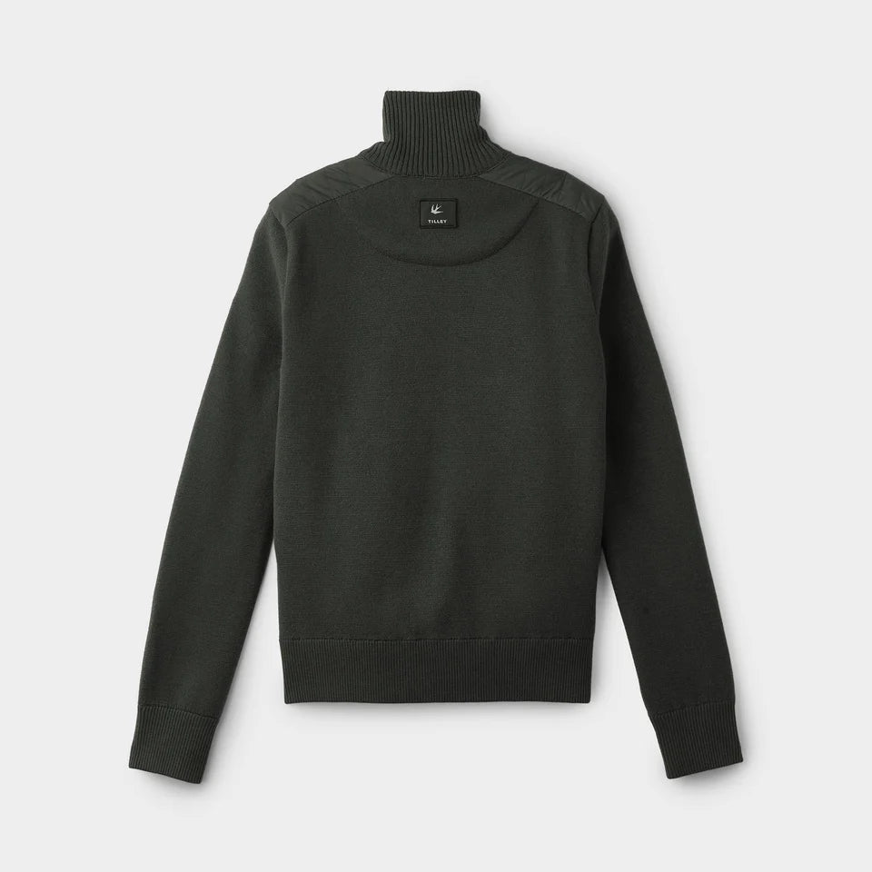 Womens Sweater Knit Puffer
