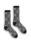 Lisa b. Womens Snowflake Crew Socks