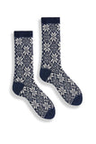 Lisa b. Womens Snowflake Crew Socks
