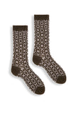 Lisa b. Womens Aster Flower Crew Socks