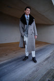 Samir Herringbone Boucle Coat