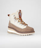 Erika White/Taupe Boot