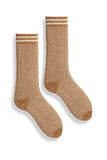 Lisa b. Mens Nordic Birdseye Crew Socks
