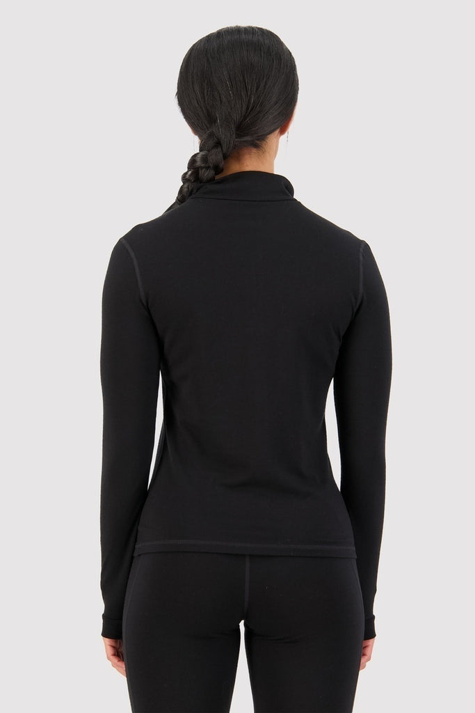 Cascade Merino Flex 200 1/4 Zip Black