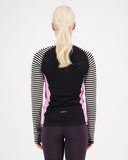 Bella Tech LS Pink Stripe