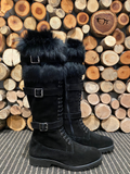 Rabbit Fur Tall Boots