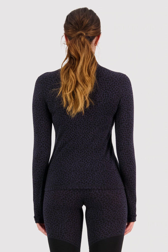 Cascade Merino Flex 200 1/4 Zip Arctic Leopard