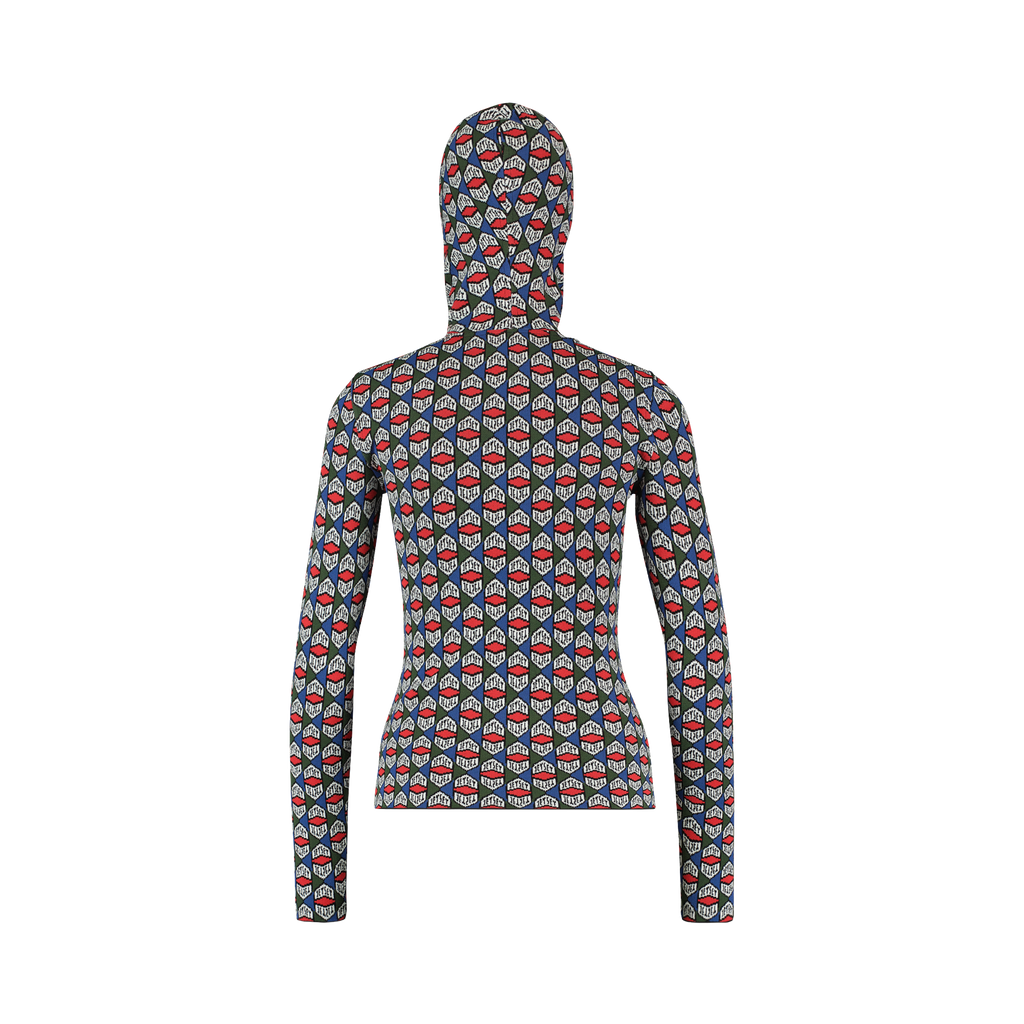 Logo Cap Turtle Jacquard Knit