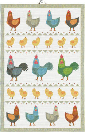Ekelund Hönsfamilj Hand Towel