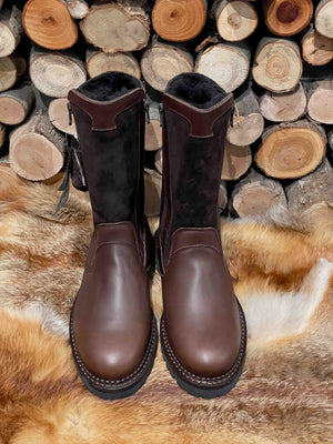 Leather Suede Boots