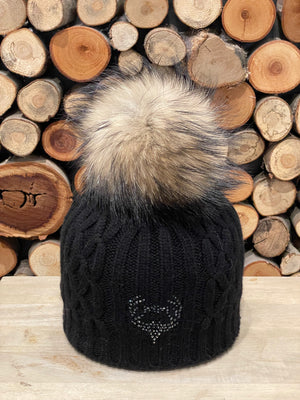 Cashmere Cable Hat