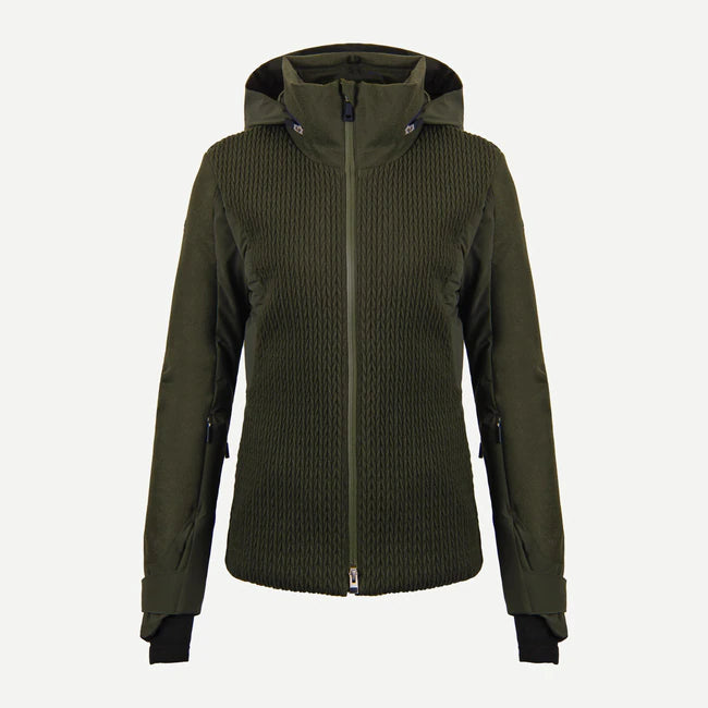 Womens Smocked Luxe Jacket