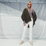 Logo Cap Turtle Jacquard Knit