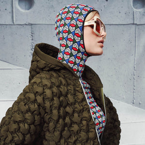 Logo Cap Turtle Jacquard Knit