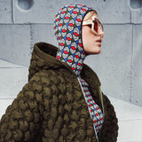 Logo Cap Turtle Jacquard Knit