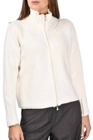 Bomber Full Zip Sweater