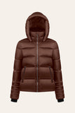 Down Ski Jacket Choc Brown