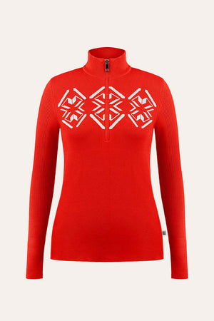 Knit Sweater Scarlet Red