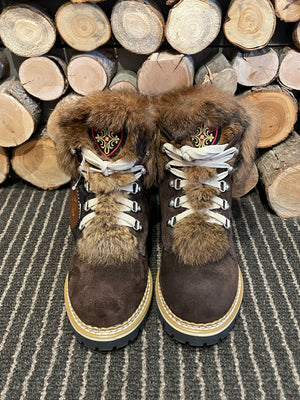 Suede Fur Ankle Boots