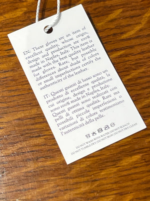 Parisi Womens Leather Stitch Glove