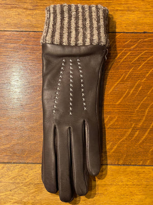 Parisi Womens Leather Stitch Glove