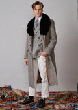 Samir Herringbone Boucle Coat