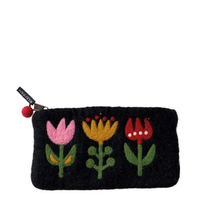 Tulip Hand Felted Purse