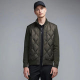 Mens Sweater Knit Puffer