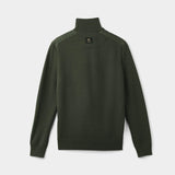 Mens Sweater Knit Puffer