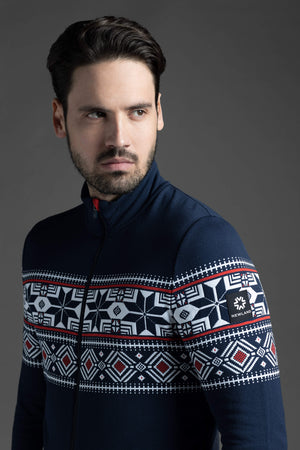 Man Norwegian Print T-Neck