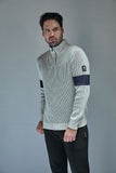 Man Wool Half Zip Sweater