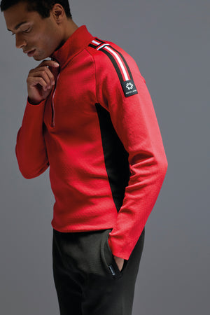 Man Racer Stripe T-Neck