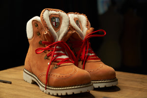 Brick Boots w/red laces