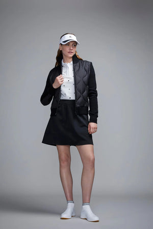 Womens Sweater Knit Puffer